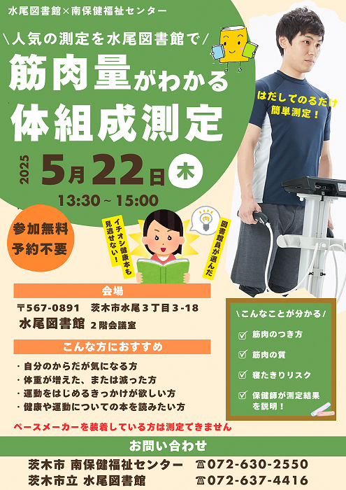 筋肉量がわかる体組成測定の画像